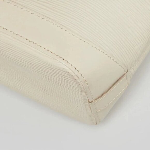 Louis Vuitton White Epi Leather Lockit PM Bag - Picture 4 of 10